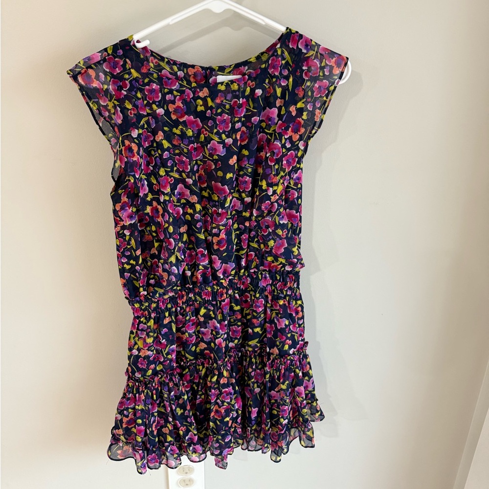 Misa Los Angeles Gino’s Floral Mini Dress - Purple/Pink - Size Small - Picture 4 of 11